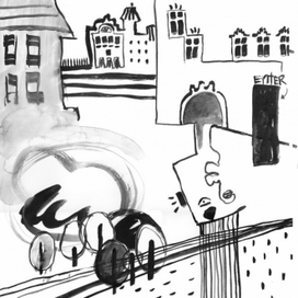 иллюстрация к произведениям Д.Хармса