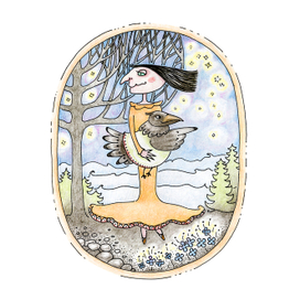 Ведьма с вороной