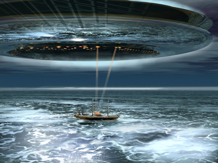 В районе бермудского треугольника