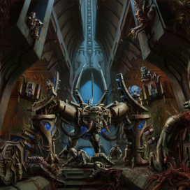 Концепт, фанарт. "Quake 4. Новое логово Макрона".