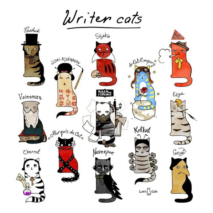 Литературные котики