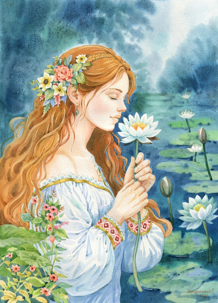 "Нимфея" ( акварель )