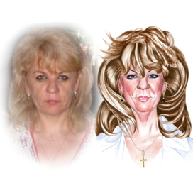 Дружеский шарж.