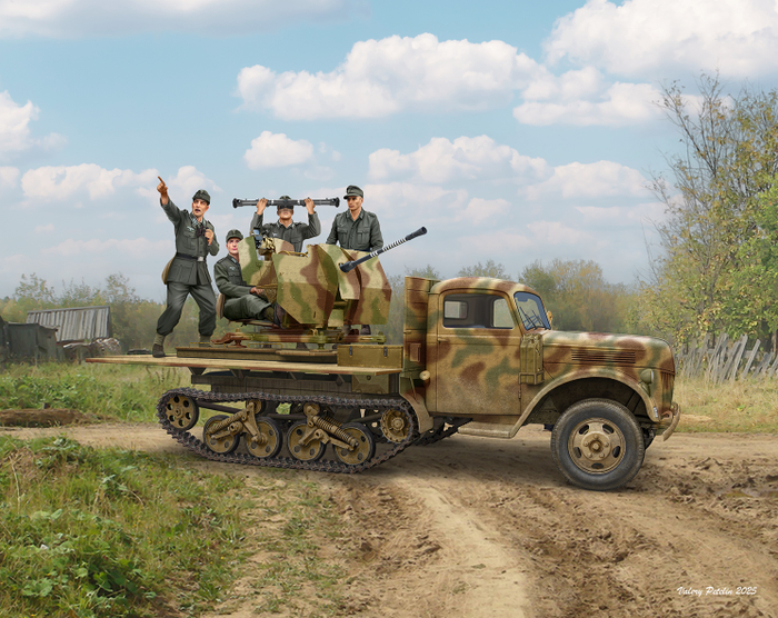 Ford maultier with Flak 38 