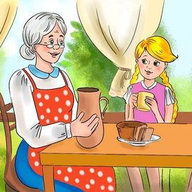 Иллюстрация для детского журнала