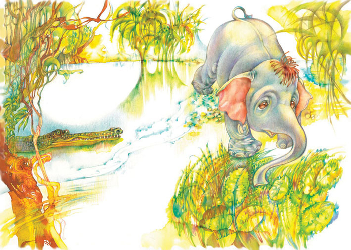 Р. Киплинг "Слоненок" обложка