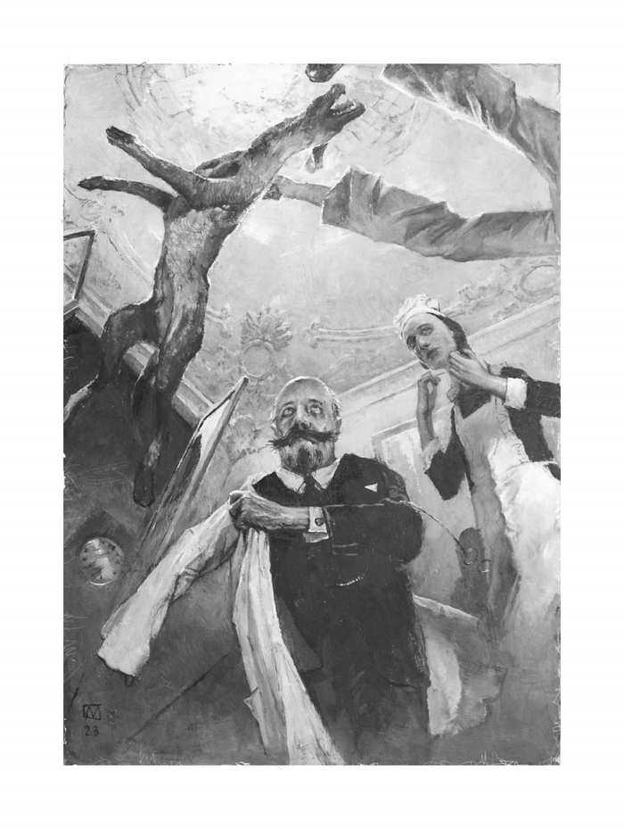 М.А.Булгаков "Собачье сердце" иллюстация к 2 главе