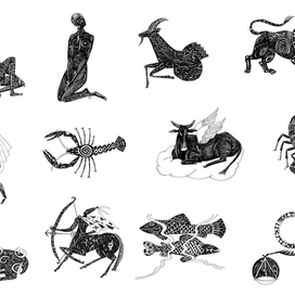 Знаки Зодиака для журнала