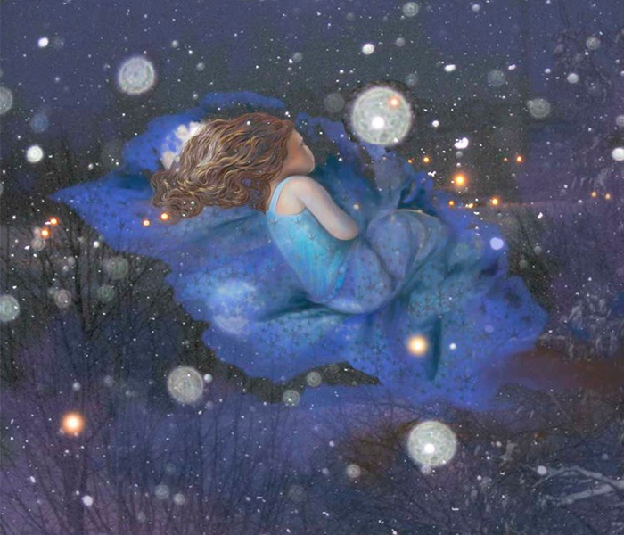 Она умеет летать во сне и детским почерком пишет письма...