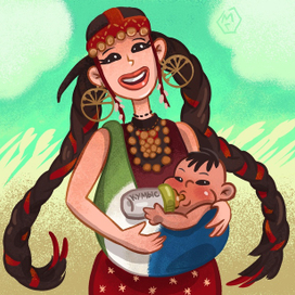 Башкирская мама