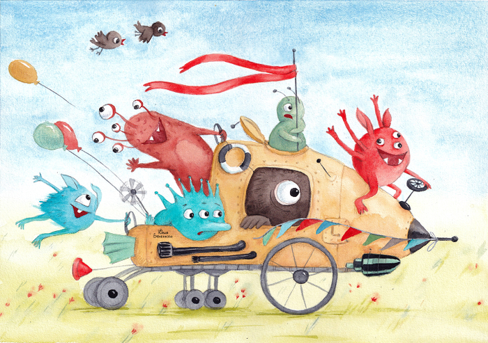 Монстры на монстромобиле