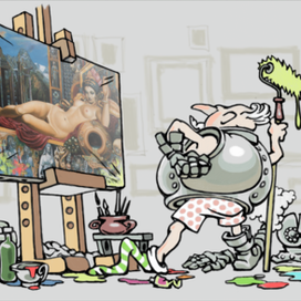 Барбаросса рисует