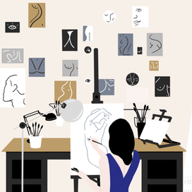 Комната художника