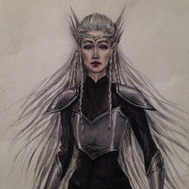 Разработка персонажей к опере Р. Вагнера "Валькирия" (Брунгильда) 