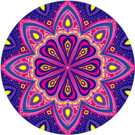 Фиолетовая мандала.