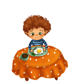 Для журнала Домовенок Трогать. Тема Этикет 2