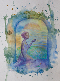 " В окне. Вечер"