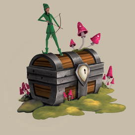 сундук и эльф