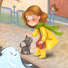 Котёнок и Ручеёк