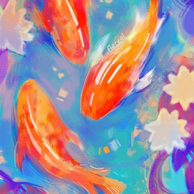 "Краски в пруду"