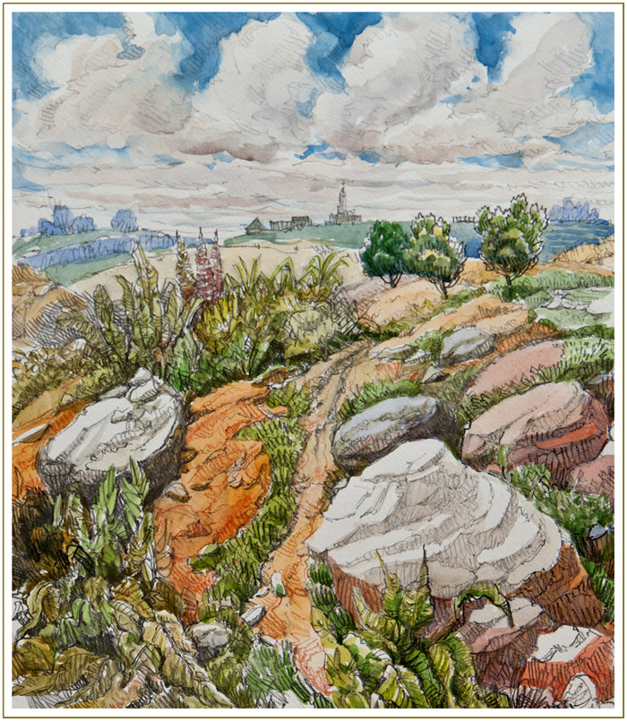 набросок в пути