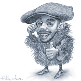 Тимур Родригез, шарж