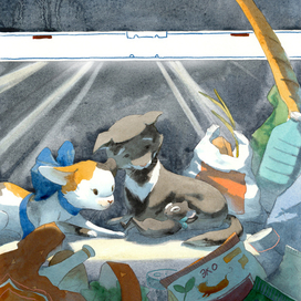 Иллюстрация для книги "Фирузе и компания"