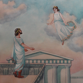 Аргонавты. Навстречу нимфе Нефеле вышел царь Афамант