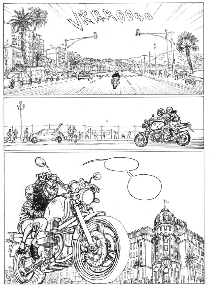 Страница для нового комикса