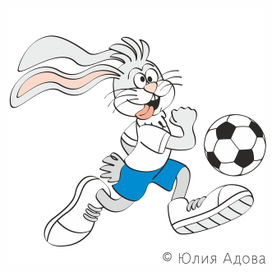 Заяц футболист