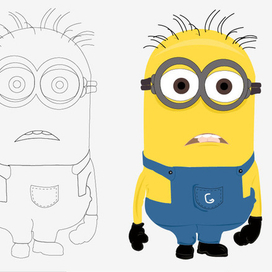 Minions.coloring" Despic Me"
