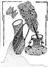 кувшин и чернильница