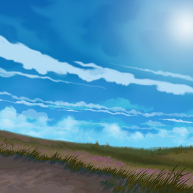 Фон для ан. сериала "Анфилада миров"