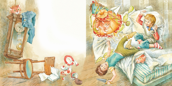 Подушечный бой:) К стихотворению.