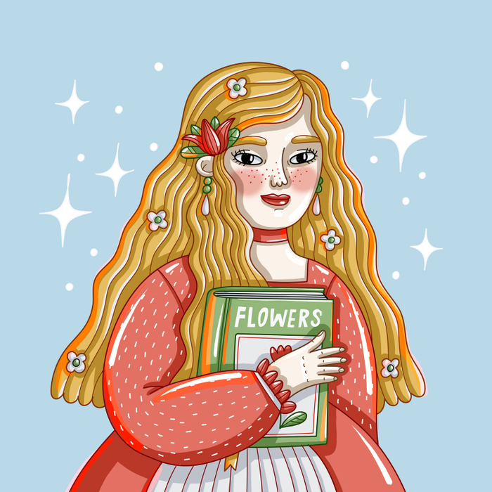 Flowers girl