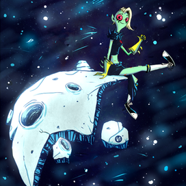 Лорд Доминатор в космосе