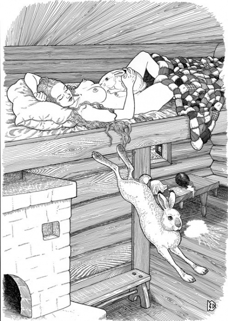 Увидеть зайца во сне – беременной быть   (серия «Славянская эротика»)