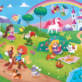 Поле для игры "Принцессы"