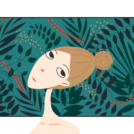 Томная девушка