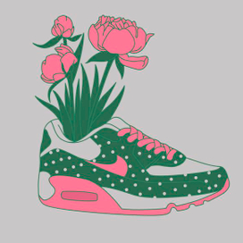Nike & flowers