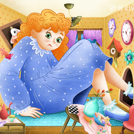 Иллюстрация к сказке Алиса в Стране чудес