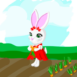 Зайка мультяшка