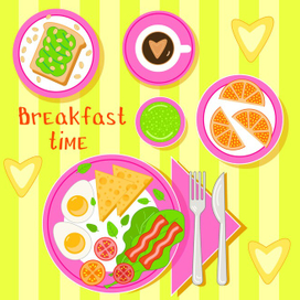 Афиша для завтрака