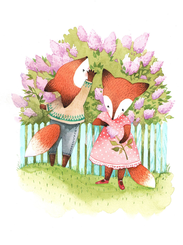 веточка сирени