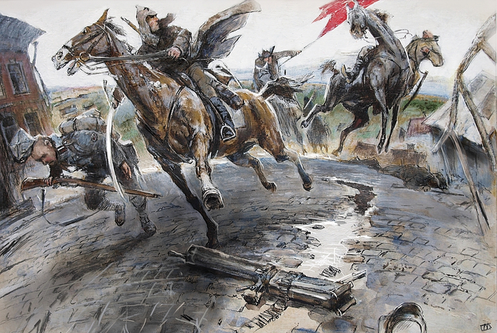 Н. Островский  "Как закалялась сталь" 8 глава. 38х26 