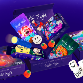 Иллюстрации для упаковок сладостей на Хеллоуин