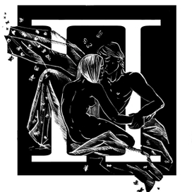 Буквица к  роману "100 лет одиночества"  Габриэля Гарсиа Маркеса