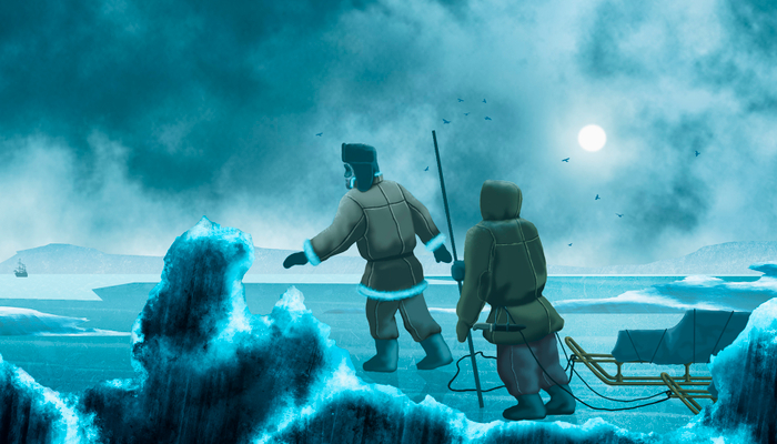 Полярная экспедиция. Надежда.