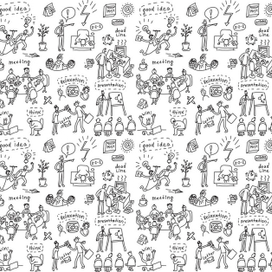 Офисное творчество)) Дудлики