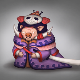 хрюн-самурай